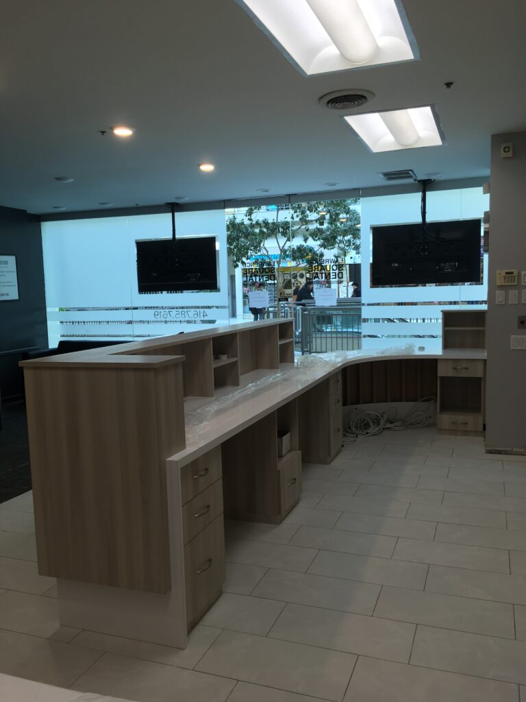 Picture 608 showing our quality millwork at client site.