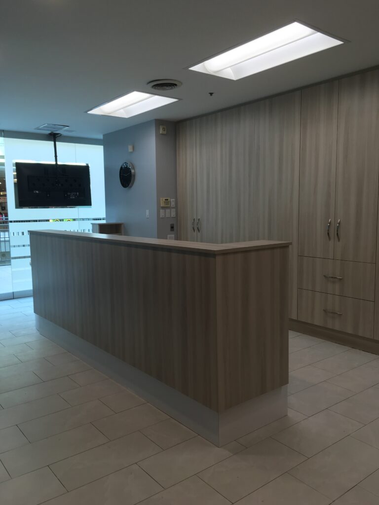 Renovated dentist office.